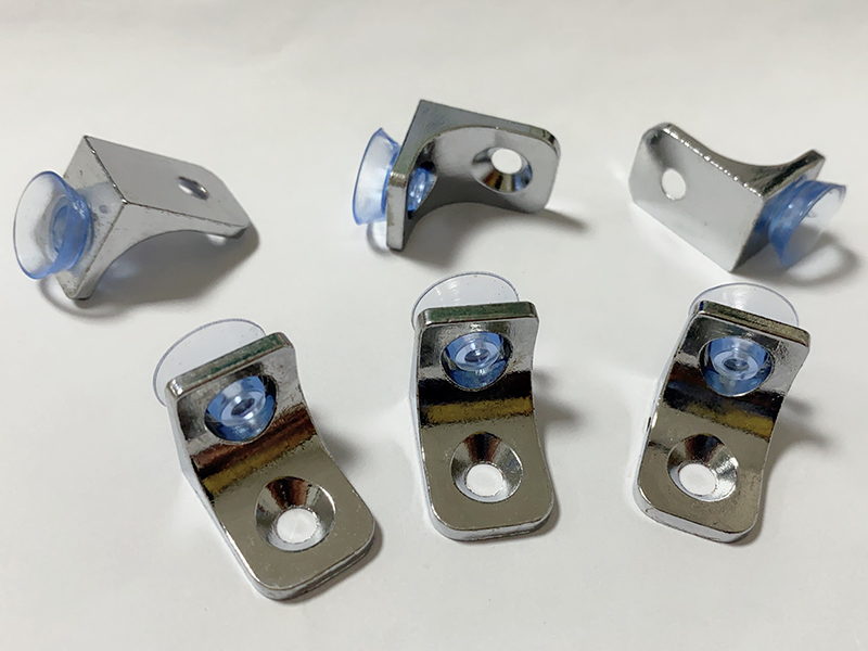 glass shelf support SB-3130A Bsuction cups Shelf Support pin b